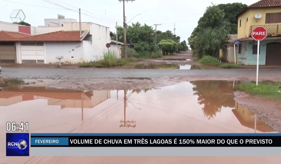 Volume de chuvas em Três Lagoas supera média histórica em quase 150