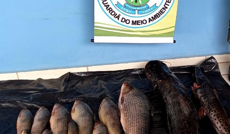 Além da multa foram apreendidos 20 kg de pescado