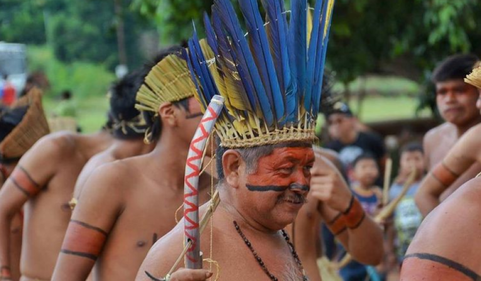 Indígenas da aldeia limão verde, em Mato Grosso do Sul