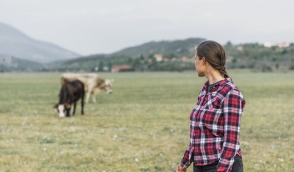 Criação de bovinos é a atividade que mais conta com a atuação de mulheres.
