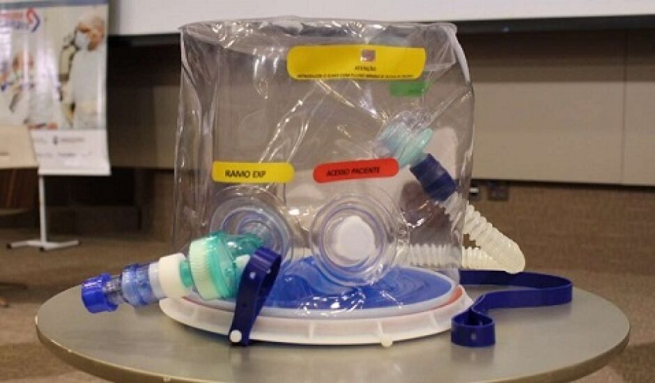 O equipamento é utilizado em pacientes que poderiam evoluir para uma possível intubação