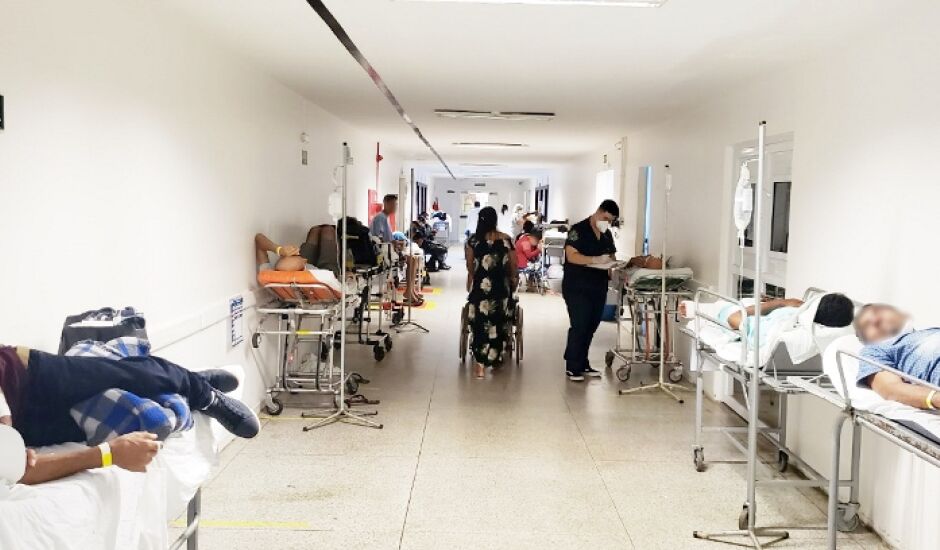COLAPSO > Santa Casa de Campo Grande comunica sobrecarga e tem pacientes além da capacidade