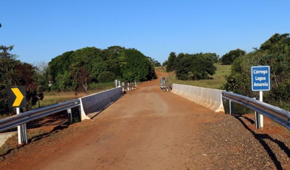 A obra é na área rural, próxima ao Rio Sucuriú, em Três Lagoas, e foi orçada em R$ 997 mil