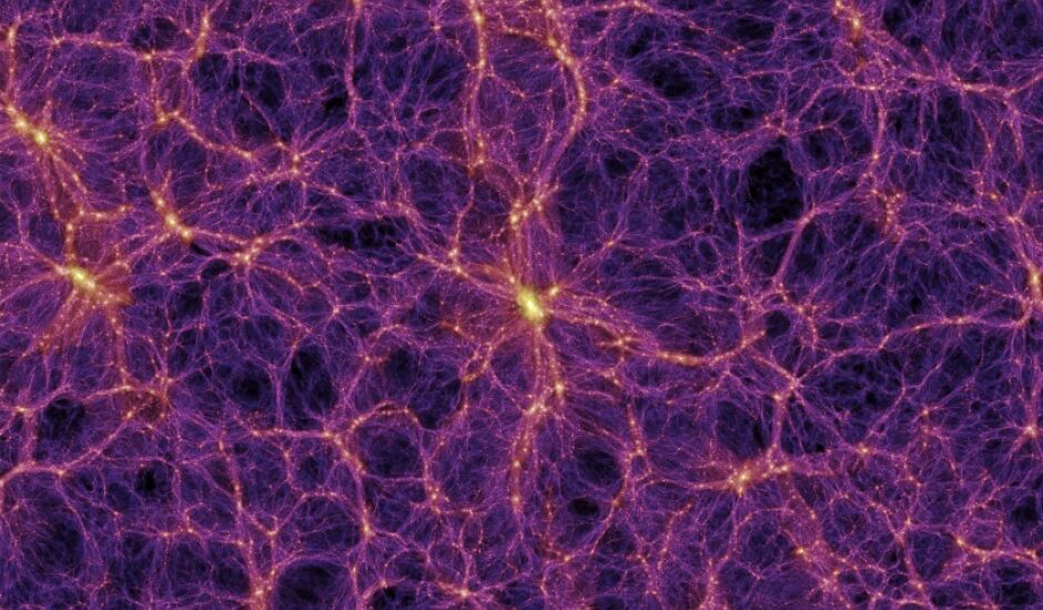 Filamento cósmico se estende pelo espaço, como uma ponte entre galáxias