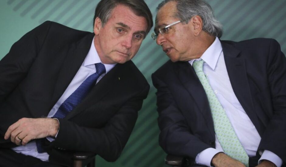 Presidente Jair Bolsonaro/ Ministro da Economia Paulo Guedes