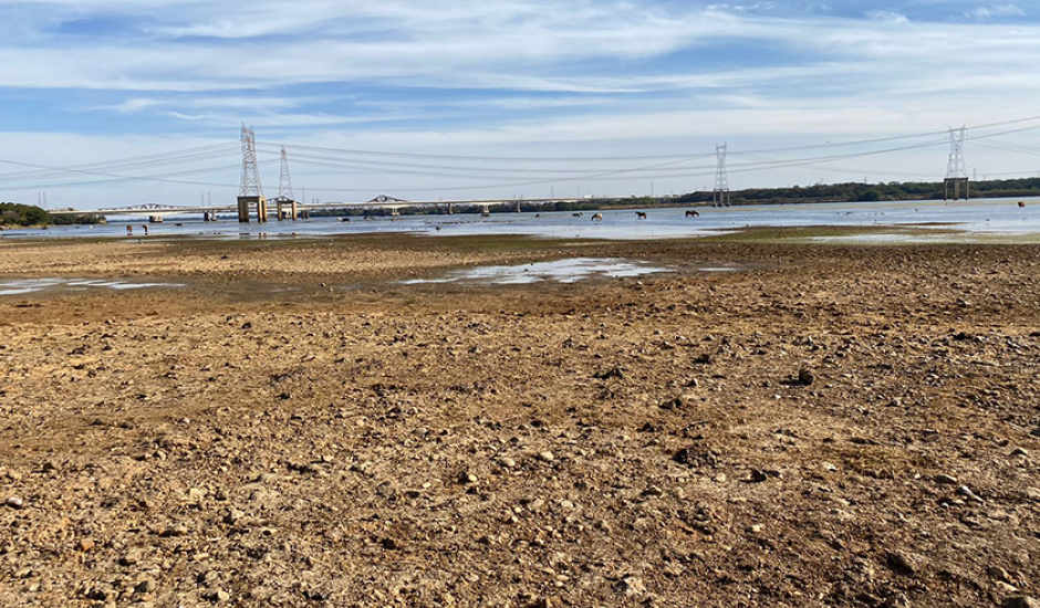 Parte baixa da Usina de Jupiá sofre com a seca, impactando não só a pesca, mas a economia e o meio ambiente