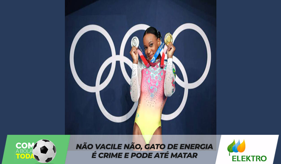 Ginasta fez história com a conquista do primeiro pódio e do primeiro ouro da ginástica feminina em jogos