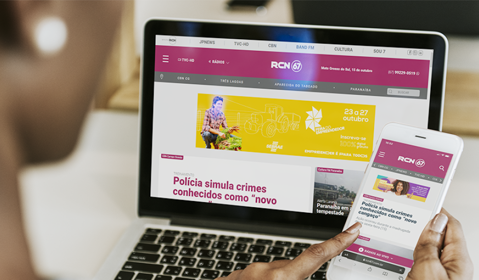 O novo portal integra todo conteúdo informativo e de entretenimento gerado para os veículos de comunicação do Grupo RCN 