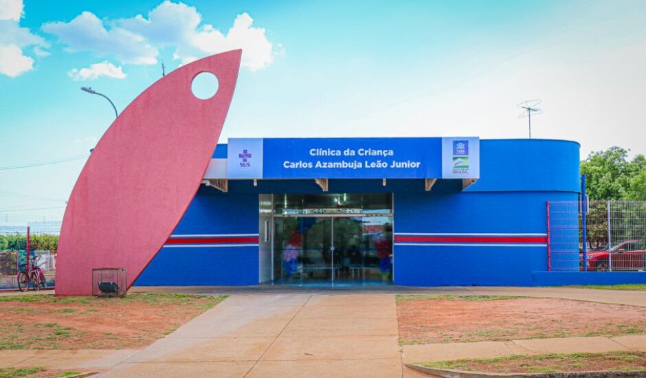 A Clínica da Criança fica localizada à rua Egídio Thomé com a rua Etelvino Custódio de Queiroz