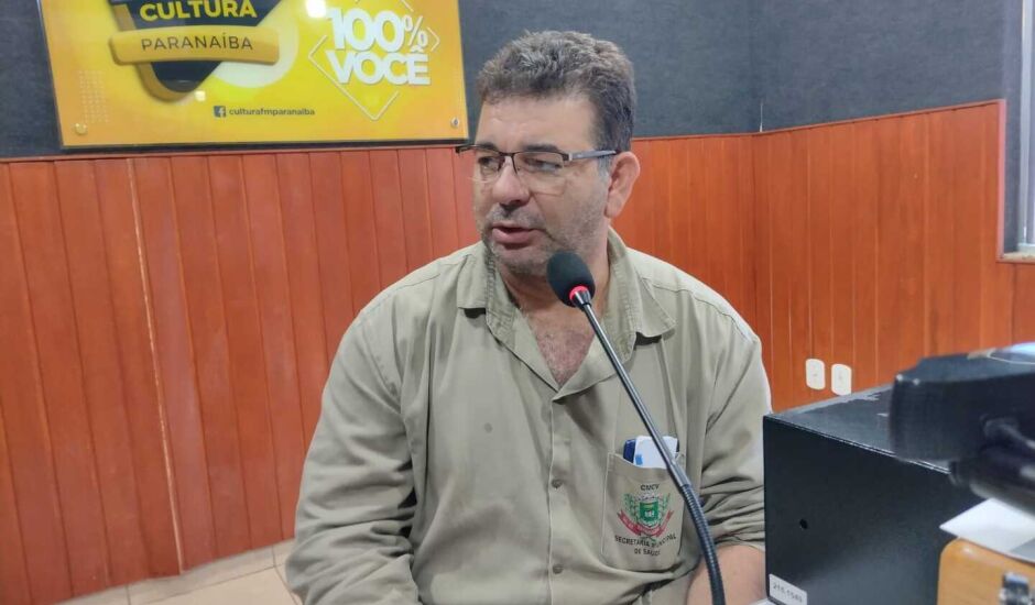 Fábio Rogério Guimarães, coordenador do Controle de Vetores, fala sobre a situação de Paranaíba.