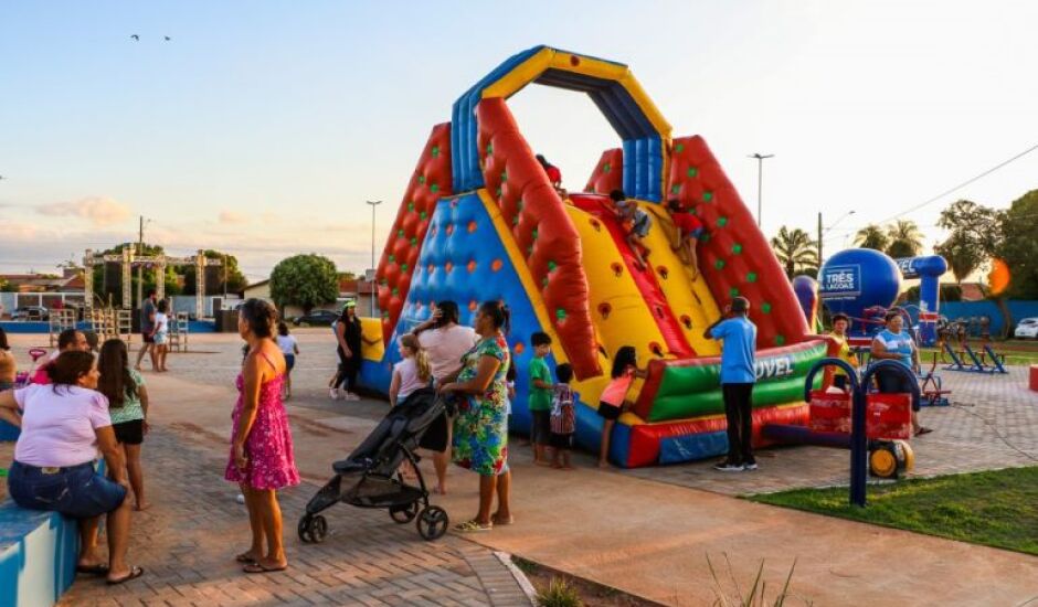 Além dos brinquedos infláveis, torneios esportivos, praça de alimentação e artesanato, haverá a atração musical de Giovana Show e Wandinho