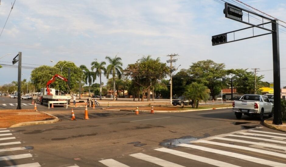 As obras serão feitas nos cruzamentos das Avenidas Filinto Müller, Rosário Congro, Clodoaldo Garcia e Custodio Andries