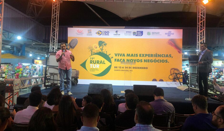 Marcelo Miranda fez pronunciamento na cerimônia que lançou a Feira de Turismo Rural