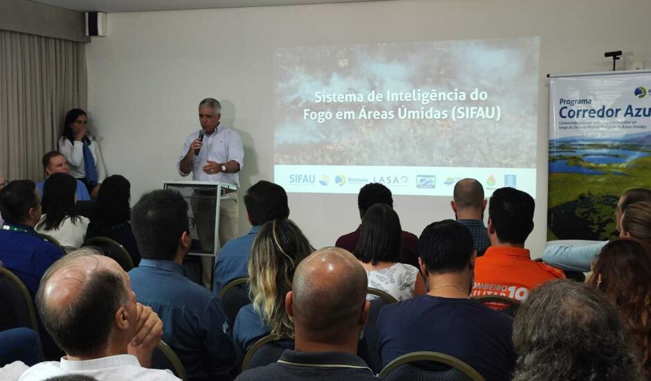 Sistema de Inteligência do Fogo em Áreas Úmidas foi lançado oficialmente nesta terça-feira (14), em Campo Grande