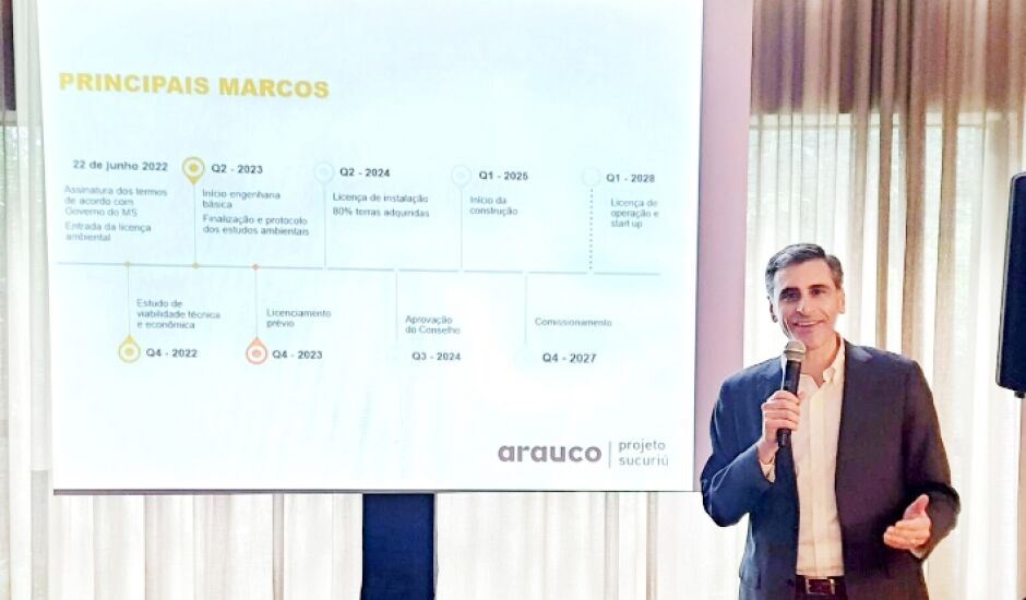 O anúncio da segunda linha de produção foi confirmado nesta semana pelo CEO da Arauco, Carlos Altimiras