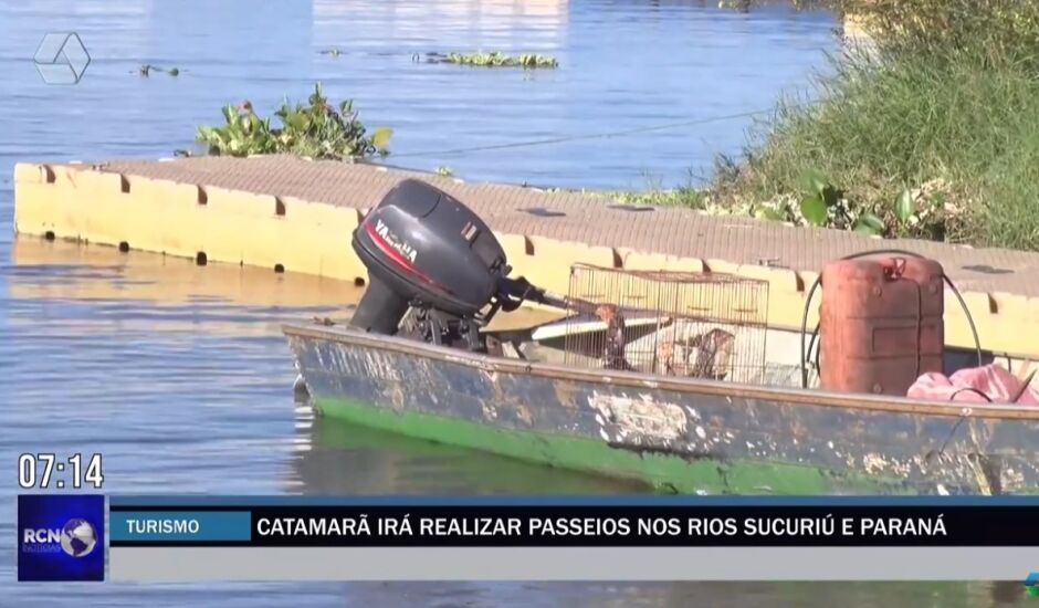 Catamarã irá realizar passeios nos rios Sucuriú e Paraná em Três Lagoas