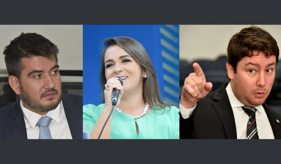 Rafael Tavares, Adriane Lopes e João Henrique Catan. Um deles receberá o apoio de Bolsonaro.