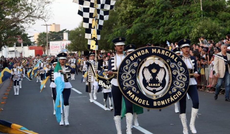 Tradicional Desfile Cívico de 109 anos será no dia 15 de junho, no Galpão da NOB.