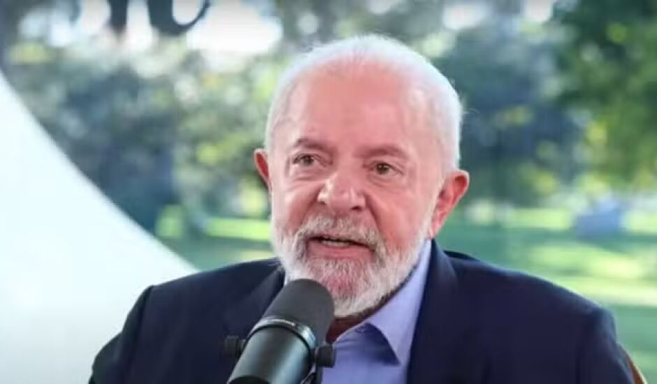Lula durante entrevista ao Jornal da CBN