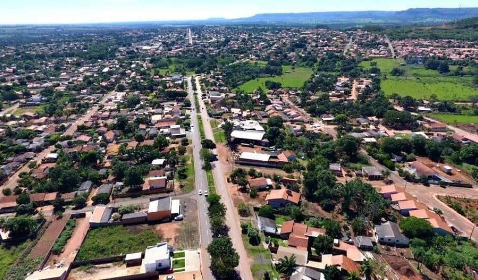 Foto aérea de Rio Verde de Mato Grosso