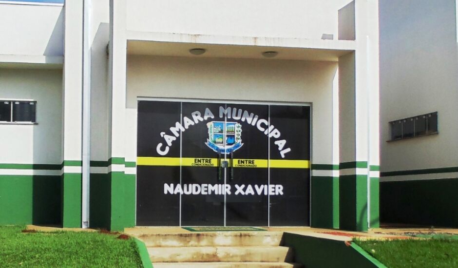 Fachada da Câmara Municipal de Bonito