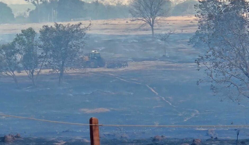 Diversas regiões da zona rural foram atingidas pelo fogo