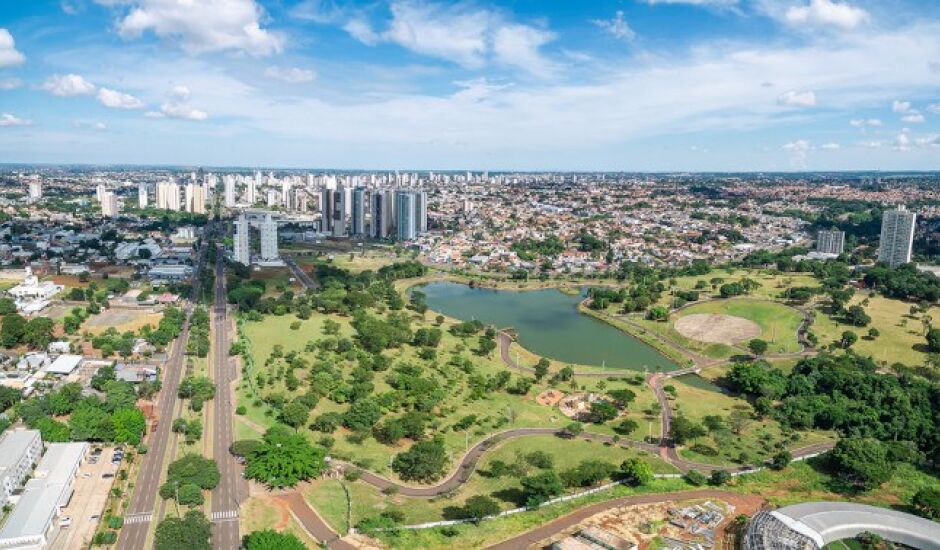 Foto aérea de Campo Grande