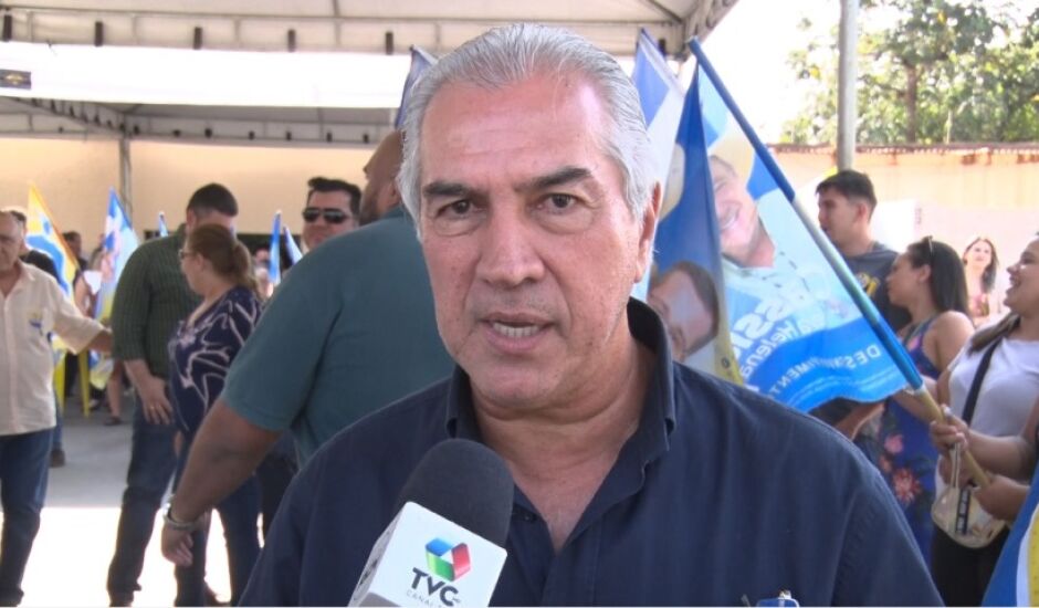 Ex-governador e atual presidente do diretório estadual do partido, Reinaldo Azambuja.