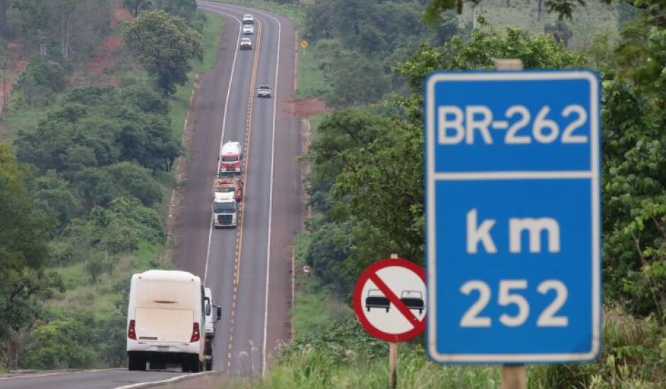 Trechos das rodovias federais BR-262 e BR-267 também receberão melhorias