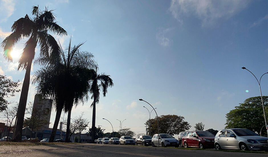 A temperatura mínima registrada foi de 17°C