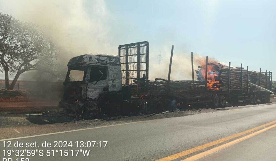 Corpo de Bombeiros atende a ocorrência