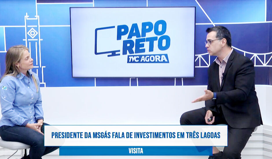 Visita > Presidente da MSGás realizou visita técnica nas indústrias de Três Lagoas e concedeu entrevista na TVC