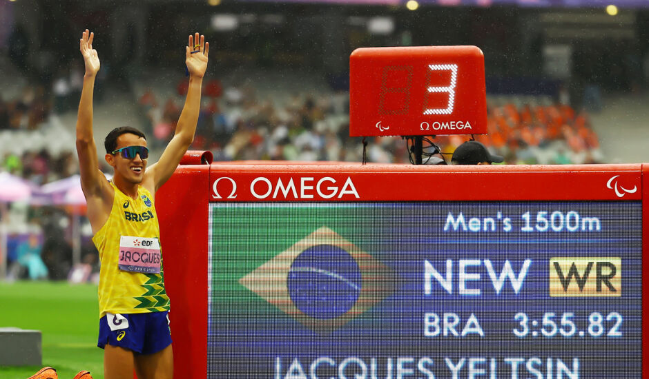 Yeltsin Jacques quebrou seu próprio recorde mundial na prova dos 1500m da classe T11