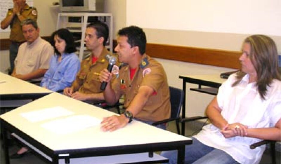 Participantes do curso de Sistema de Comando de incidentes (SCI).