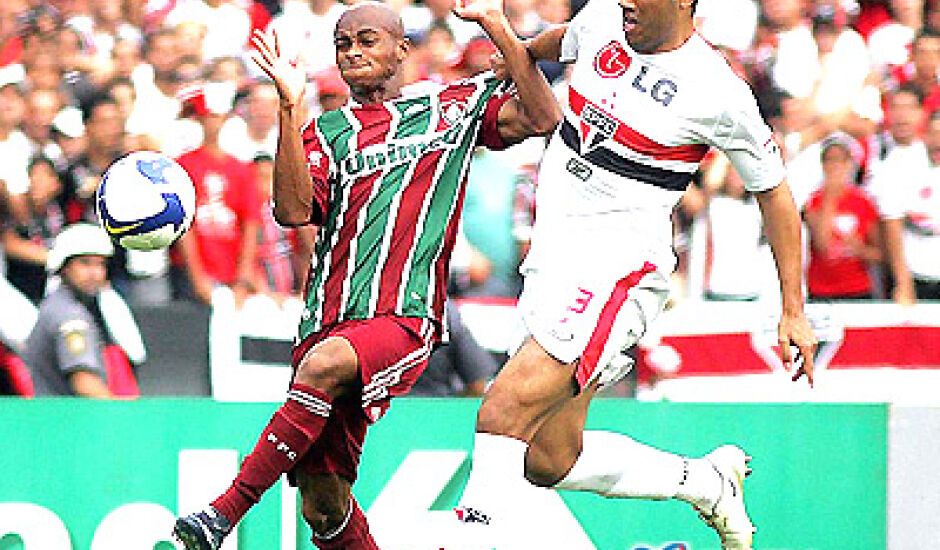 Contra o Fluminense o São Paulo só conseguiu arrancar um empate