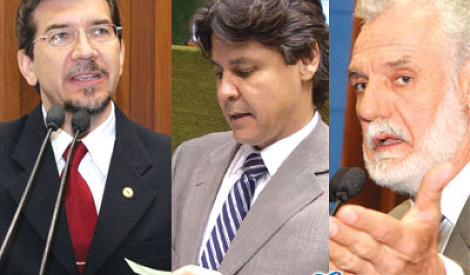 Bancada do PT, formada pelos deputados Pedro Teruel, Paulo Duarte e Pedro Kemp, reagiu contra a aliança do PMDB com o PT