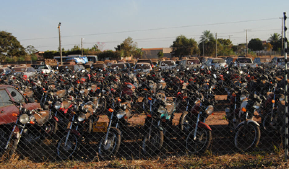 Motocicletas é a maior pré-selecionadas para leilão
