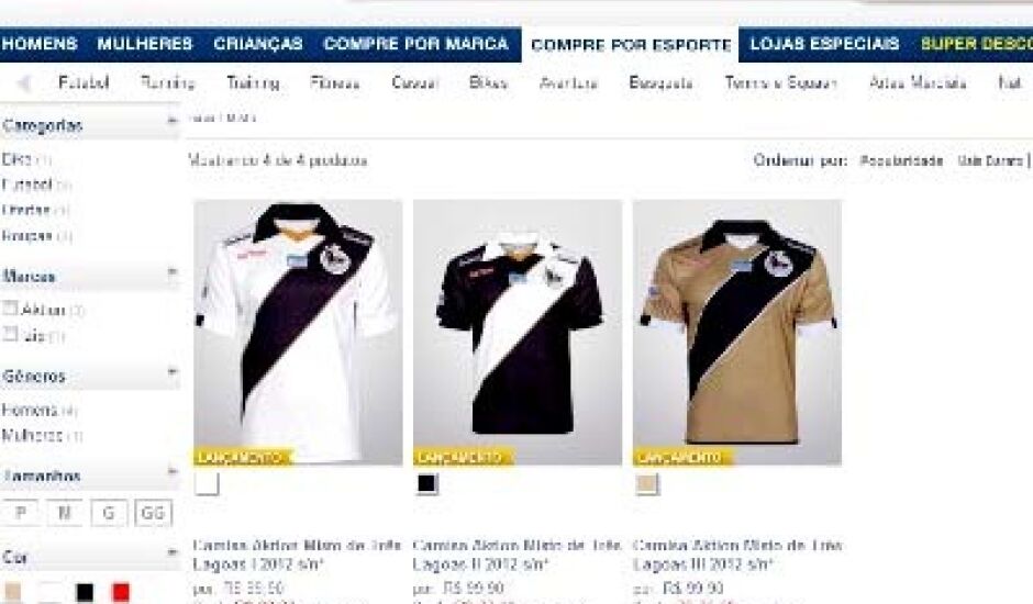 Três modelos de camisetas do Misto estão à venda na internet