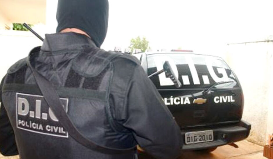 Policiais da DIG dãoi suporte a operação da Polícia Civil de Água Clara