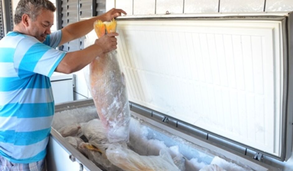 A expectativa de Farias é vender 2 mil quilos de pescado