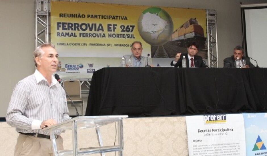 Prefeito de Brasilândia defende que ferrovia também passe por Três Lagoas