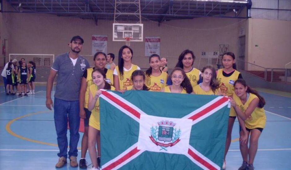 Paranaíba fica em 3º lugar nos Jogos Escolares Estaduais de Basquete