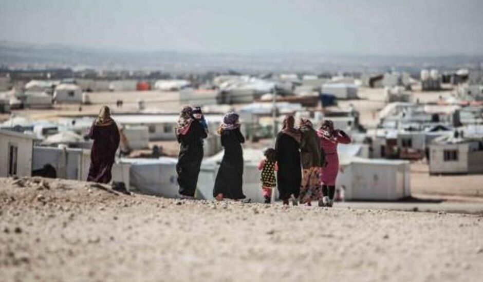 O campo de Zaatari, na Jordânia, abriga mais de 80 mil refugiados sírios