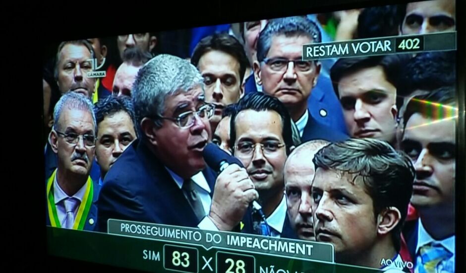 Carlos Marun votou a favor do impeachment