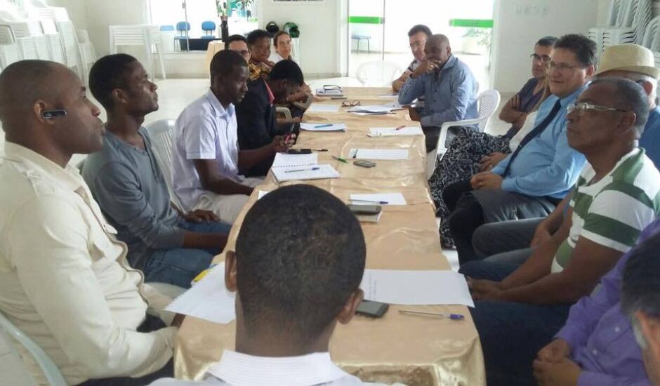 Reunião discutiu o assunto, em busca de maior apoio a haitianos