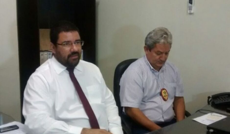 Delegados Thiago Passos e Ailton de Freitas, em foto de arquivo do JPNews