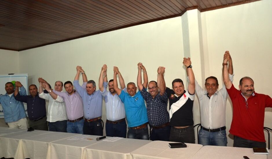 Líderes de 11 partidos se reuniram na tarde desta sexta-feira para anunciar apoio à pré-candidatura de Guerreiro 