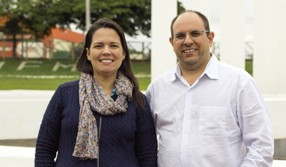 Camila Ítavo e Marcelo Turine, candidatos à eleição na UFMS