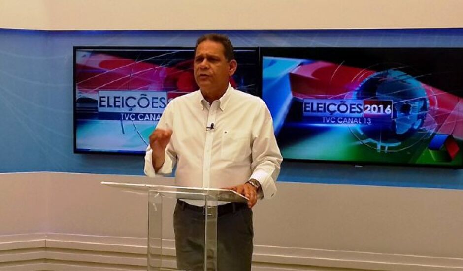 Candidato do PSD, Jorge Martinho, foi o terceiro ser entrevistado na TVC- canal 13