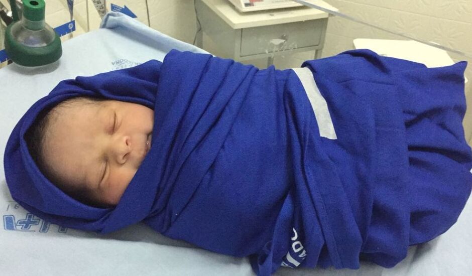 David Oliveira Moraes - primeiro bebê de Três Lagoas em 2017